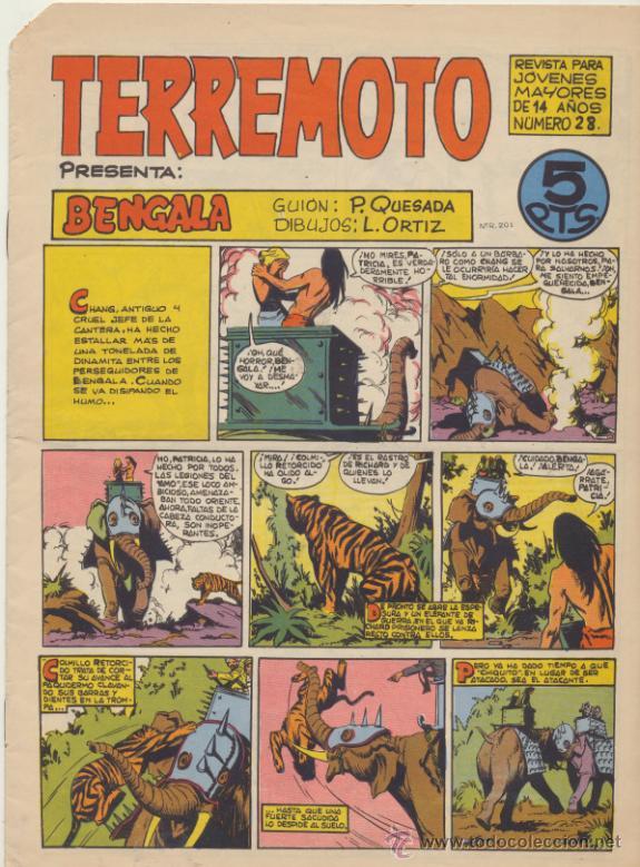 Tebeos: Terremoto n&ordm;  28. Bengala. - Foto 1