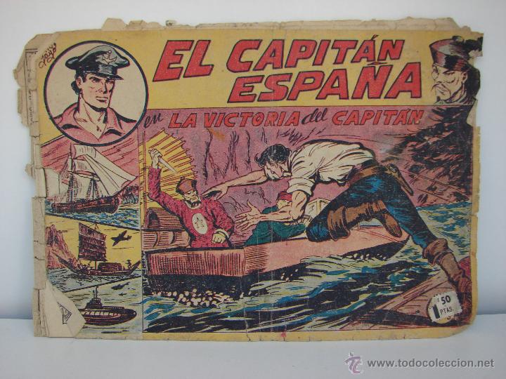 Tebeos: CAPITAN ESPA&Ntilde;A , NUMERO 9 , EDITORIAL MAGA , ORIGINAL - Foto 1