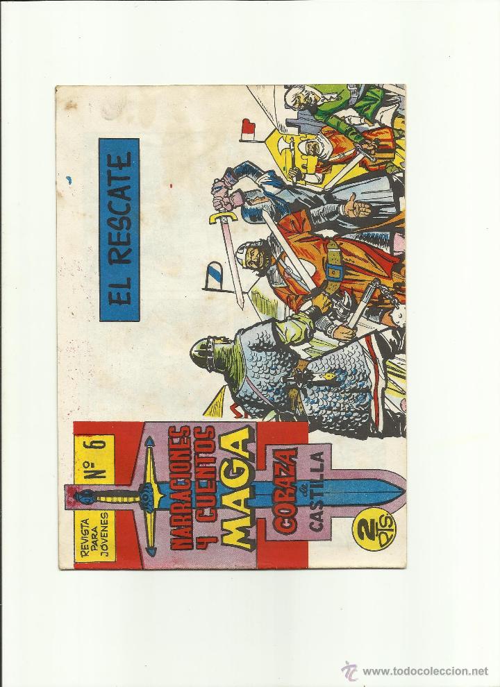 Tebeos: CORAZA DE CASTILLA N&ordm; 6 - Foto 1