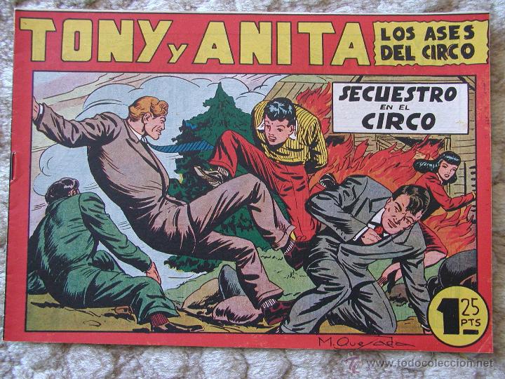 Tebeos: TONY Y ANITA. SECUESTRO EN EL CIRCO. EDITORIAL MAGA