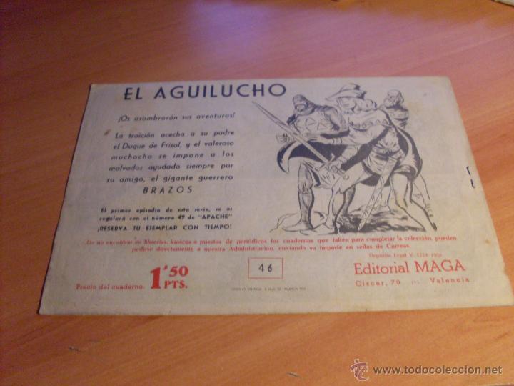 Tebeos: APACHE N&ordm; 46 PRIMERA SERIE. (ORIGINAL ED. MAGA) (COB204) - Foto 2