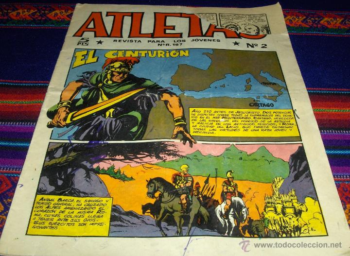 Tebeos: ATLETAS N&ordm; 2. MAGA 5 PTS. 1965. EL CENTURI&Oacute;N. - Foto 1