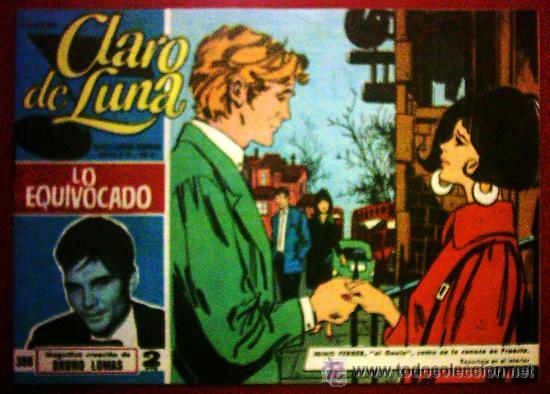 Tebeos: CLARO DE LUNA - LO EQUIVOCADO N&ordm; 386 - Foto 1