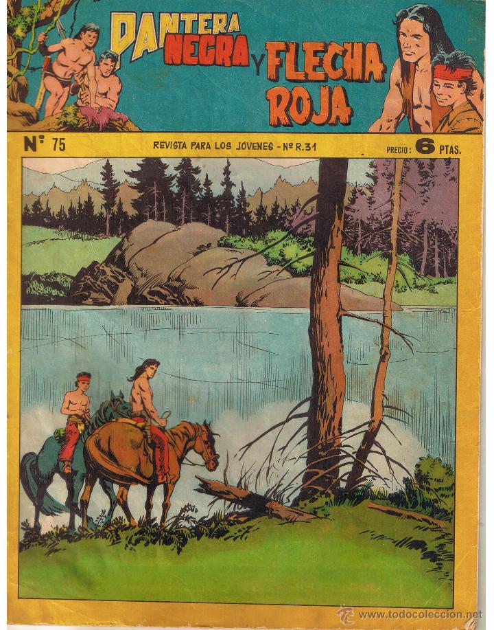 Tebeos: PANTERA NEGRA Y FLECHA ROJA. N&ordm; 75. MAGA (C/A3) - Foto 1