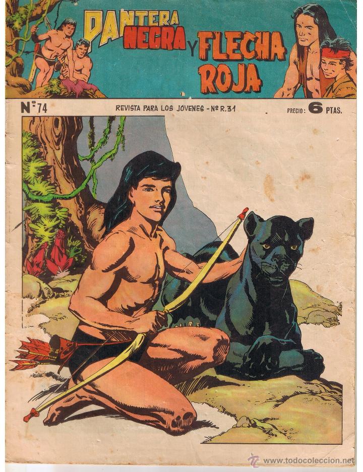 Tebeos: PANTERA NEGRA Y FLECHA ROJA. N&ordm; 74. MAGA (C/A3) - Foto 1