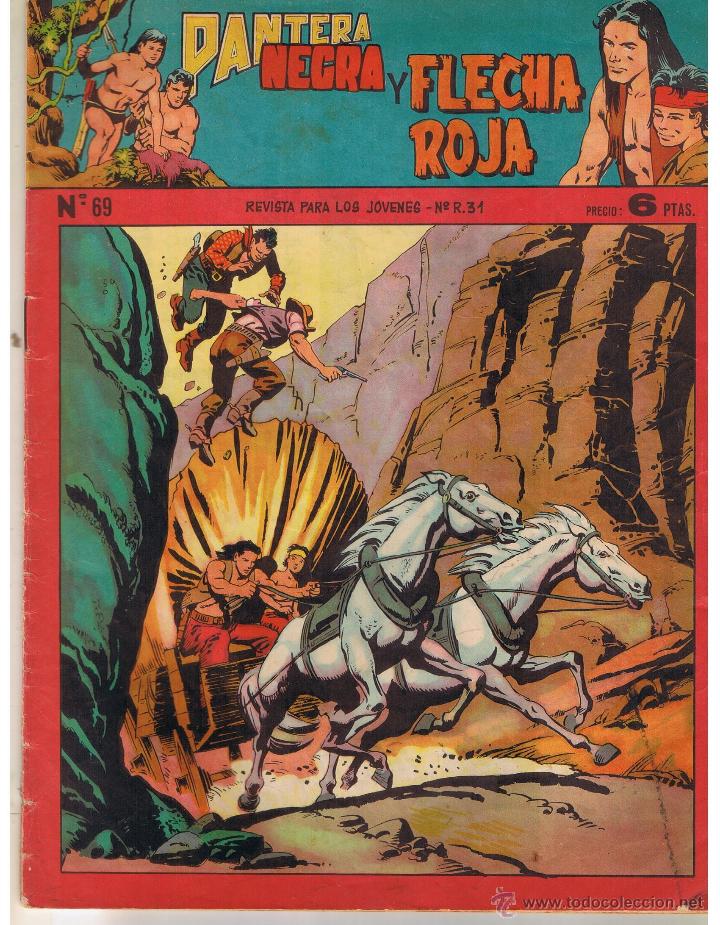 Tebeos: PANTERA NEGRA Y FLECHA ROJA. N&ordm; 69. . MAGA (C/A3) - Foto 1