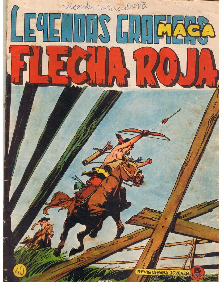 Tebeos: FLECHA ROJA. N&ordm; 40. MAGA (C/A3) - Foto 1