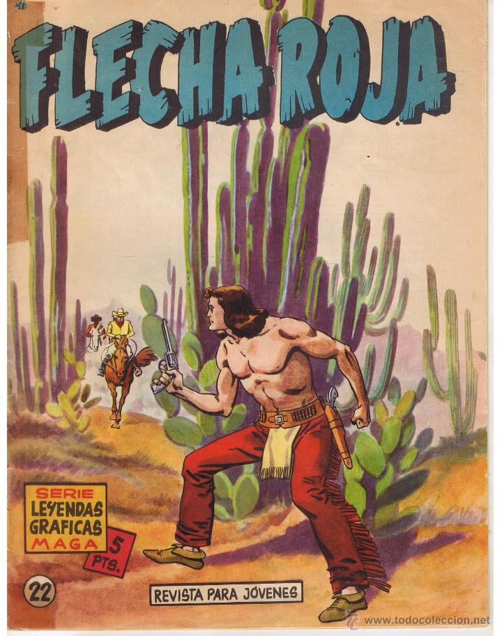 Tebeos: FLECHA ROJA. N&ordm; 22. MAGA (C/A3) - Foto 1