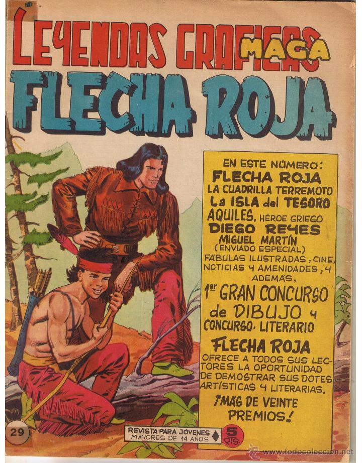 Tebeos: FLECHA ROJA. N&ordm; 29. MAGA (C/A3) - Foto 1