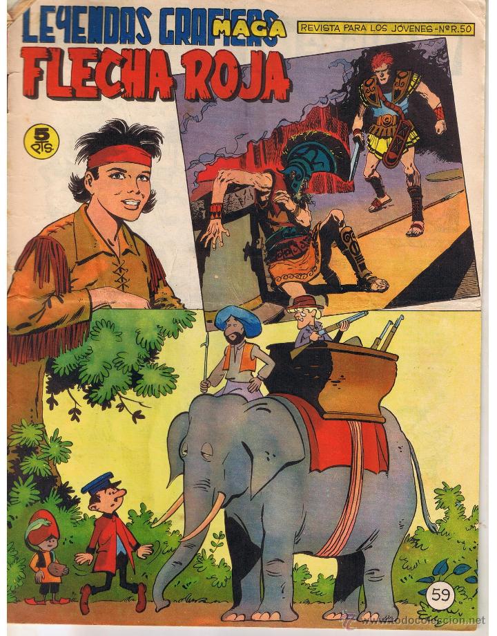 Tebeos: FLECHA ROJA. N&ordm; 59. MAGA (C/A3) - Foto 1