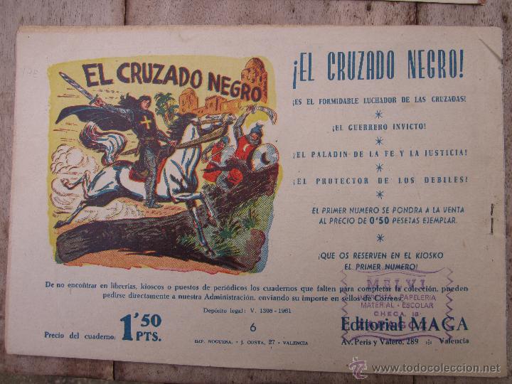 Tebeos: hacha y espada , numero 6 - editorial maga - Foto 2