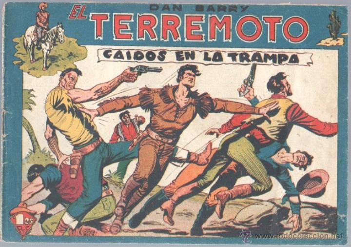 DANBARRY EL TERREMOTO ORIGINAL Nº 30 EDITORIAL MAGA 1954- DIBUJO JOSE ORTIZ, LEOPOLDO ORTIZ GUIÓN (Tebeos y Comics - Maga - Dan Barry)