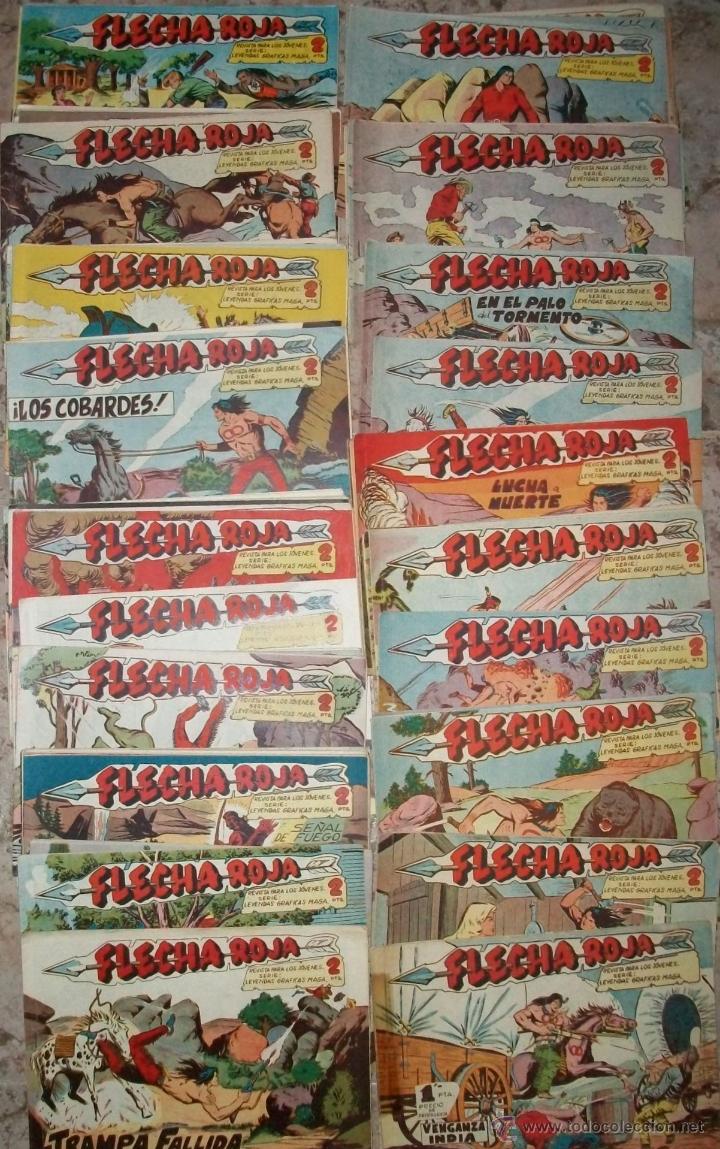 Tebeos: Flecha Roja (Maga) (79 Numeros Completa) - Foto 1