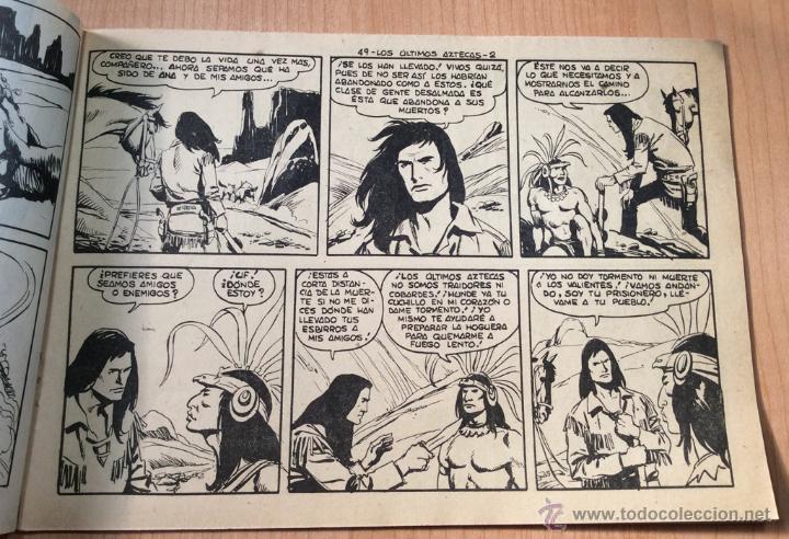 Tebeos: APACHE N&ordm; 49 - LOS &Uacute;LTIMOS AZTECAS - MAGA 1959 - Foto 2