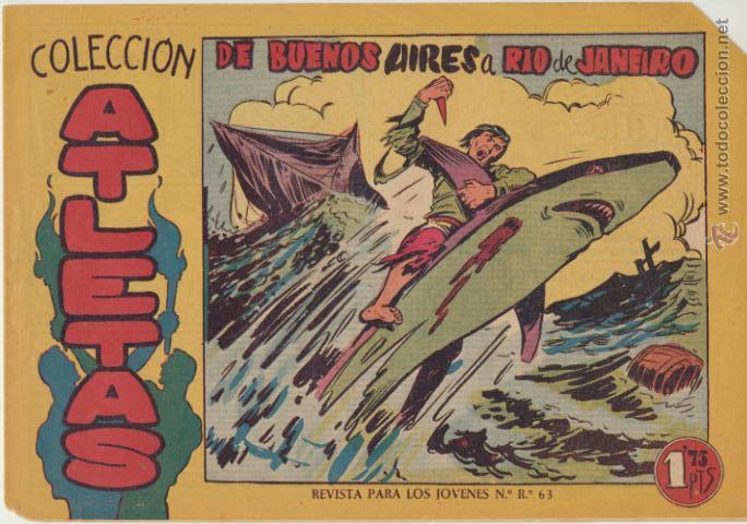 Tebeos: Atletas n&ordm;  6. Maga  1958.  SIN ABRIR. - Foto 1