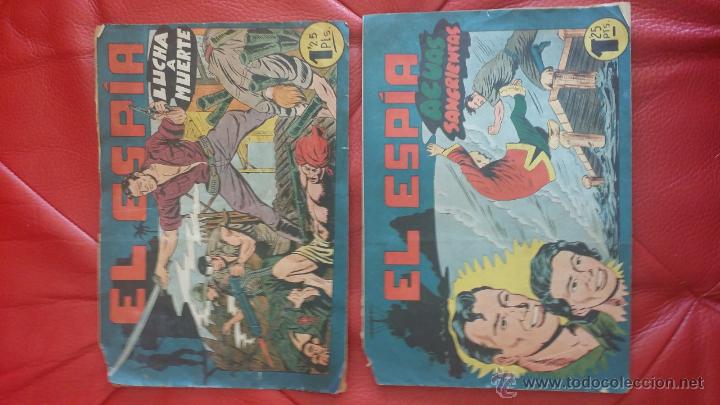 Tebeos: 2 TEBEO EL ESPIA n&deg; 17 y 20 ORIGINAL Ed. Maga - Foto 2