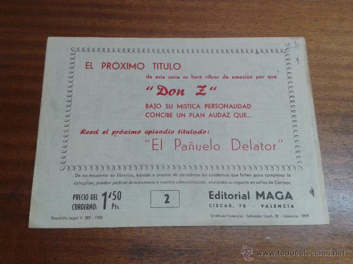 Tebeos: DON Z N&ordm; 2 / MAGA ORIGINAL - Foto 2