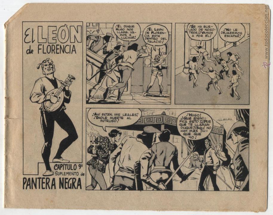 Tebeos: El Le&oacute;n de Florencia n&ordm;  9. Suplemento de Pantera Negra. - Foto 1