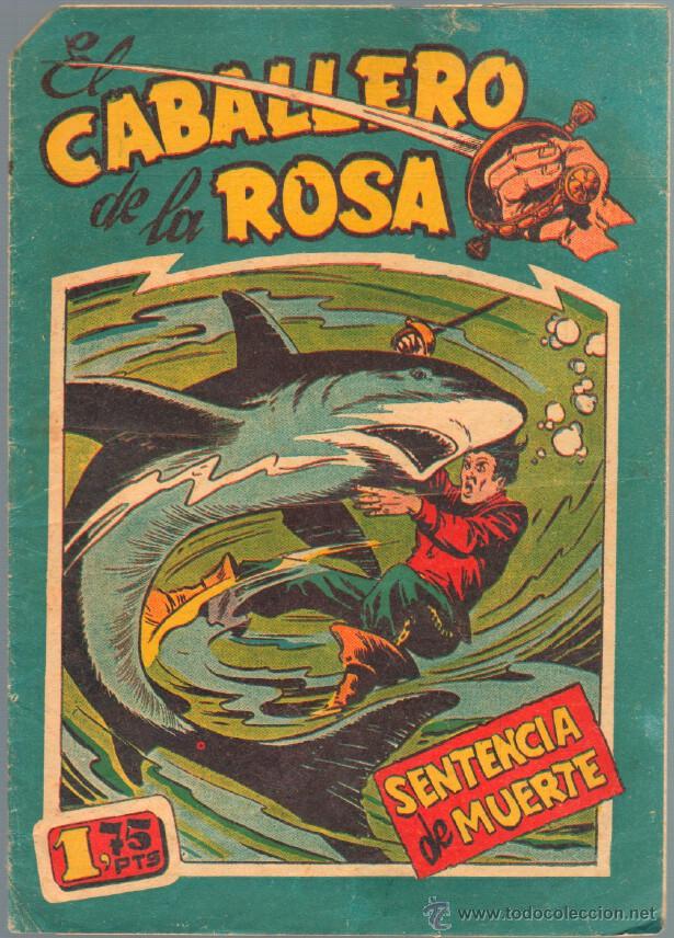 Tebeos: EL CABALLERO DE LA ROSA Nº 2,3 Y 4 ORIGINAL EDITORIAL MAGA 1958 - DIBUJOS DE JOSE ORTIZ - Foto 2 - 50141806