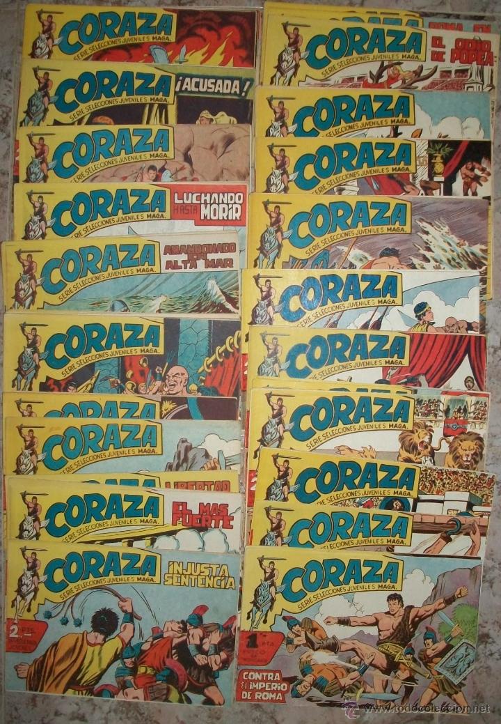 Tebeos: Coraza (Maga) 64 Ej. (Completa) (Original) - Foto 1