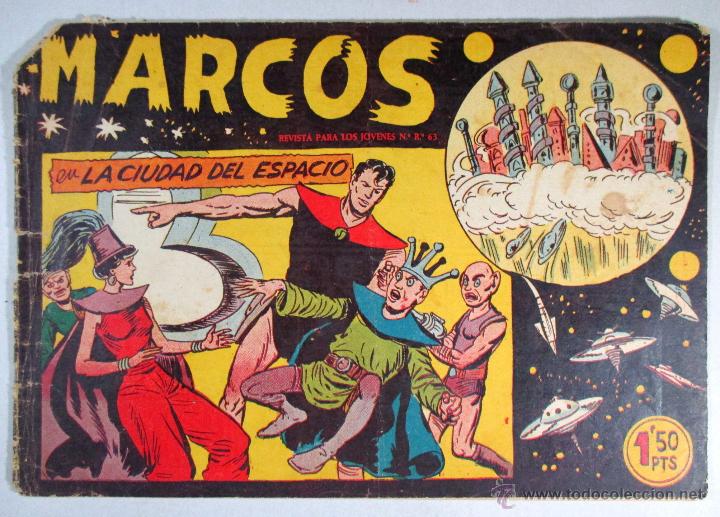 Tebeos: MARCOS , N&ordm; 25 , LA CIUDAD DEL ESPACIO , MAGA , 1958 - Foto 1