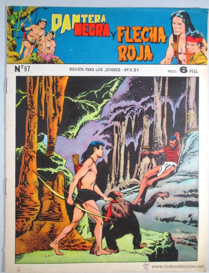 Tebeos: PANTERA NEGRA Y FLECHA ROJA , N&ordm; 87 , MAGA - Foto 1