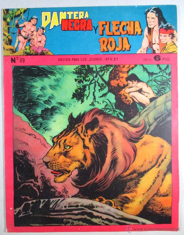 Tebeos: PANTERA NEGRA Y FLECHA ROJA , N&ordm; 89 , MAGA - Foto 1