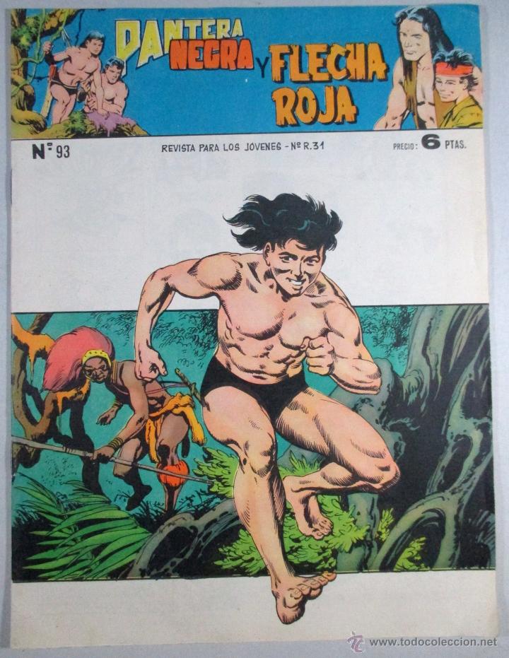 Tebeos: PANTERA NEGRA Y FLECHA ROJA , N&ordm; 93 , MAGA - Foto 1