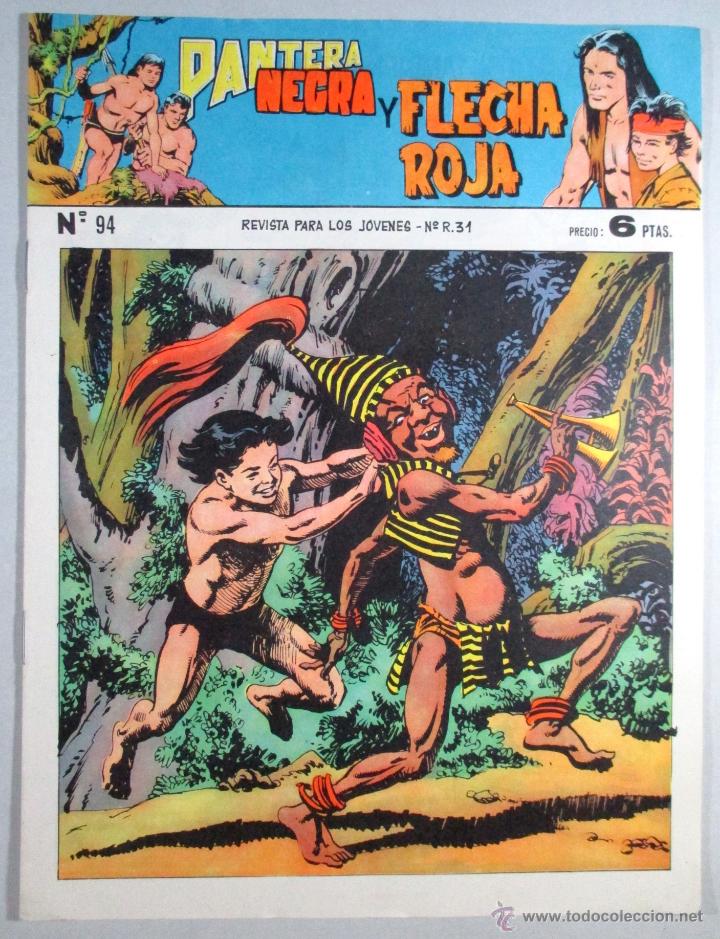 Tebeos: PANTERA NEGRA Y FLECHA ROJA , N&ordm; 94 , MAGA - Foto 1