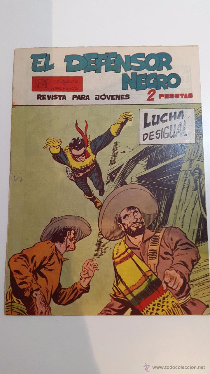 Tebeos: El Defensor Negro n&uacute;m. 20 - Lucha Desigual - Foto 1