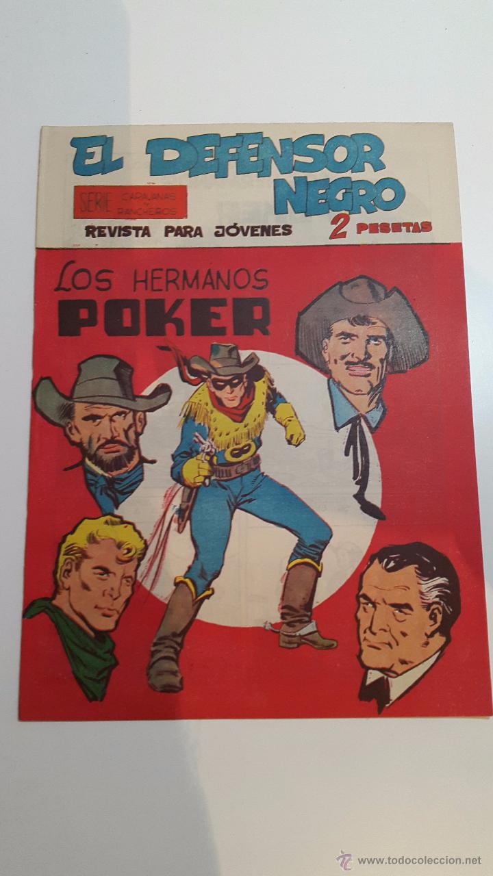 Tebeos: El Defensor Negro n&uacute;m. 25 - Los Hermanos Poker - Foto 1