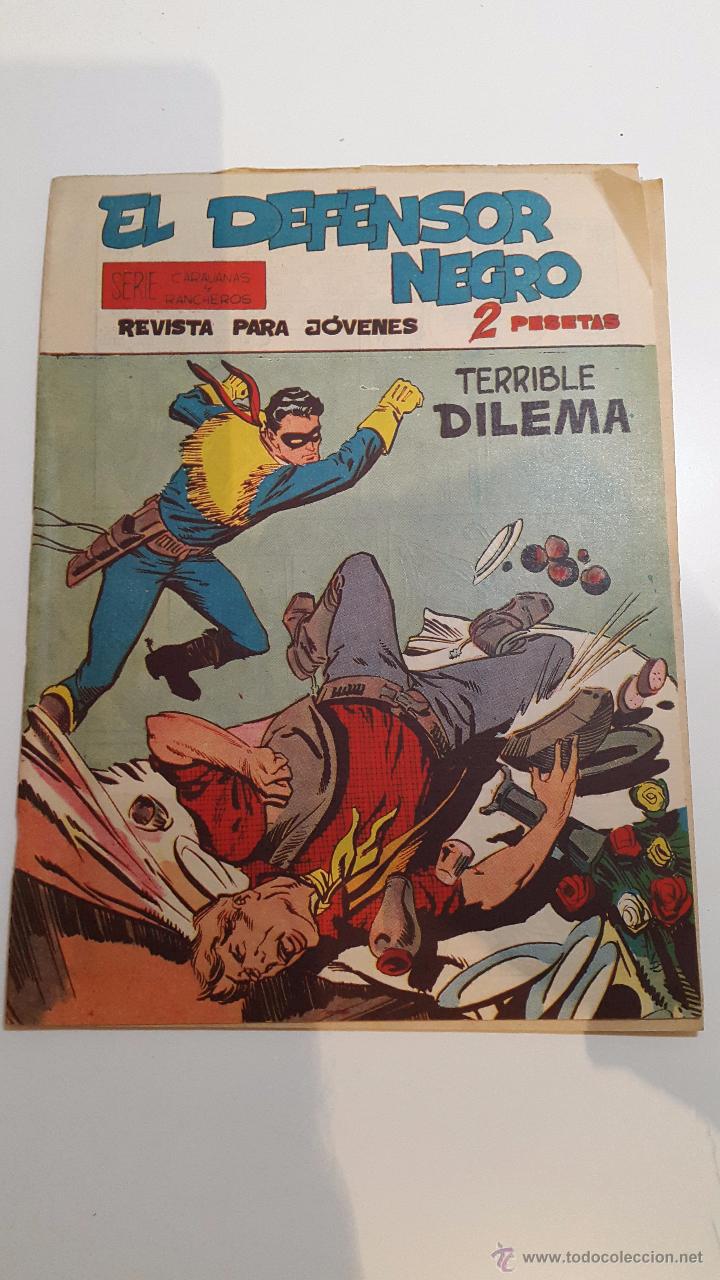 Tebeos: El Defensor Negro n&uacute;m. 26 - Terrible Dilema - Foto 1