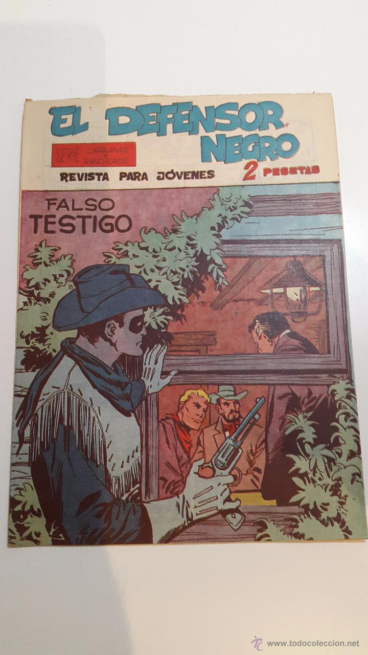Tebeos: El Defensor Negro n&uacute;m. 27 - Falso Testigo - Foto 1