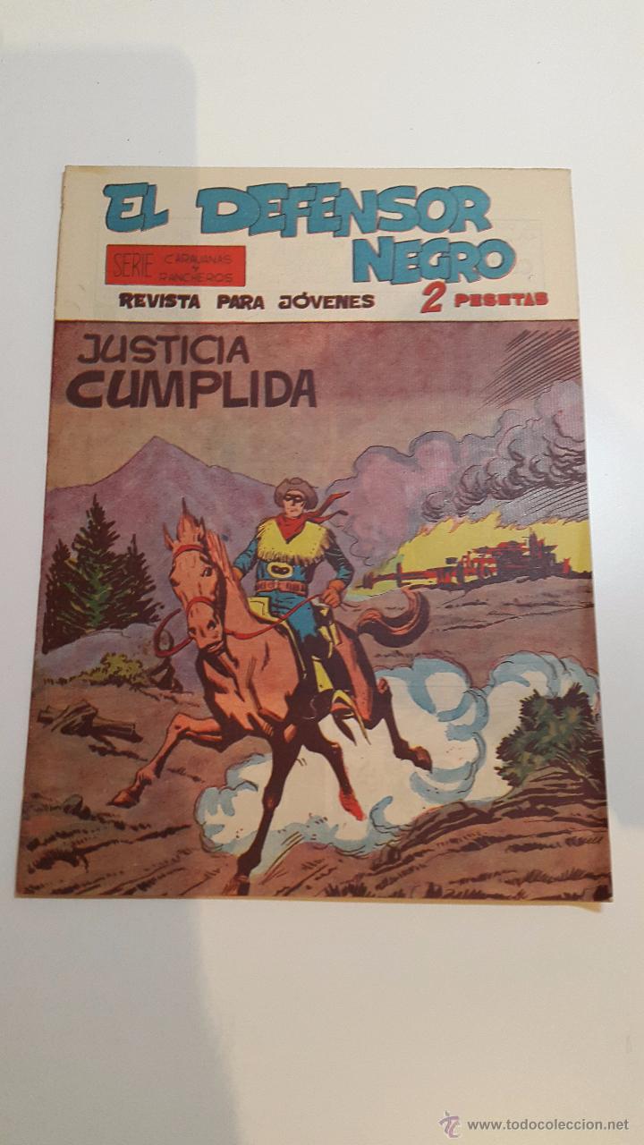Tebeos: El Defensor Negro n&uacute;m. 28 - Justicia Cumplida - Foto 1