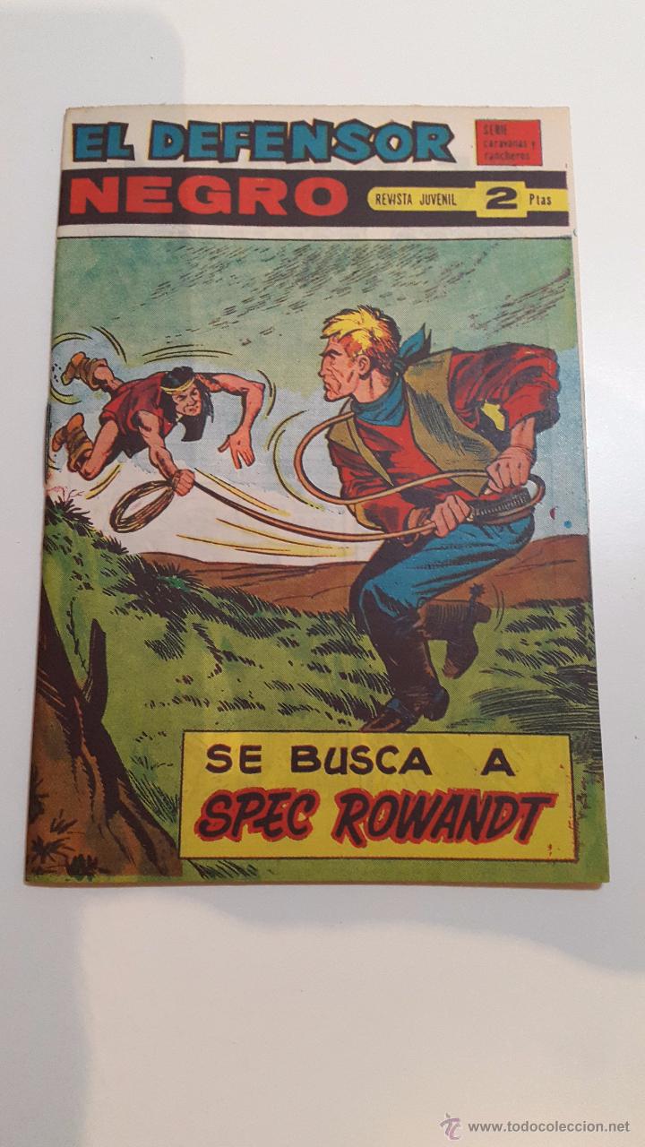 Tebeos: El Defensor Negro n&uacute;m. 46 - Se Busca a Spec Rowandt - Foto 1