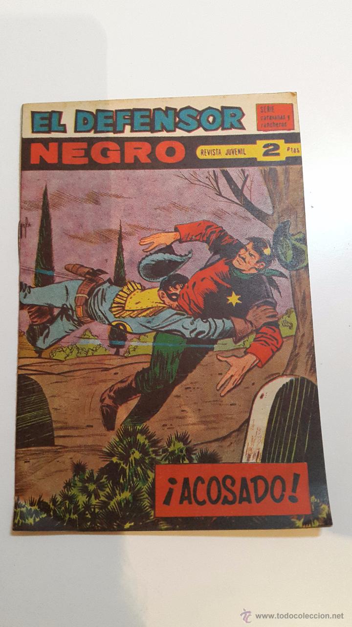 Tebeos: El Defensor Negro n&uacute;m. 60 - Acosado - Foto 1