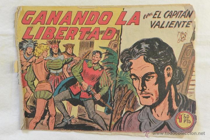 Tebeos: TEBEO GANANDO LA LIBERTAD CON EL CAPIT&Aacute;N VALIENTE - Foto 1