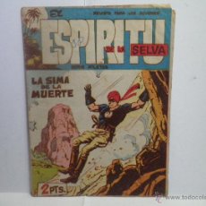 Tebeos: ESPIRITU DE LA SELVA - LA SIMA DE LA MUERTE - Nº 34 - 1962 - ORIGINAL. Lote 52865610