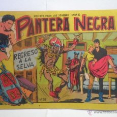 Tebeos: PANTERA NEGRA - REGRESO A LA SELVA - Nº 38- 1958 - ORIGINAL