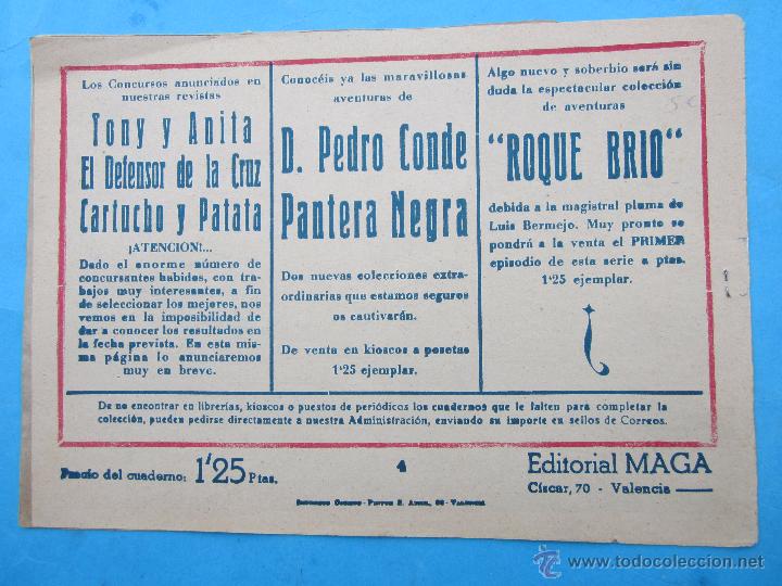 Tebeos: pantera negra , numero 4 original , editorial maga - Foto 4
