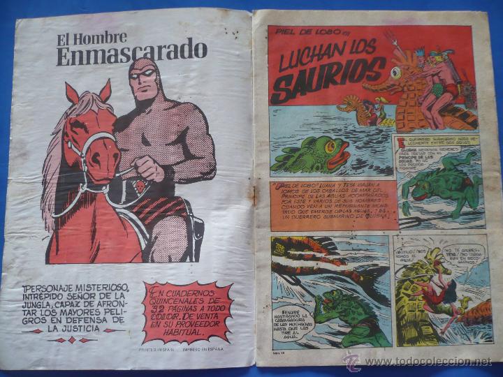 Tebeos: C&Oacute;MIC - PIEL DE LOBO - LUCHAN LOS SAURIOS - Foto 2