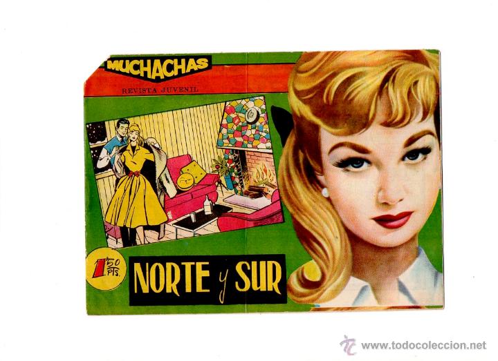 Tebeos: MUCHACHAS N&ordm; 9 * NORTE Y SUR * MAGA * ORIGINAL DE LA EPOCA * - Foto 1