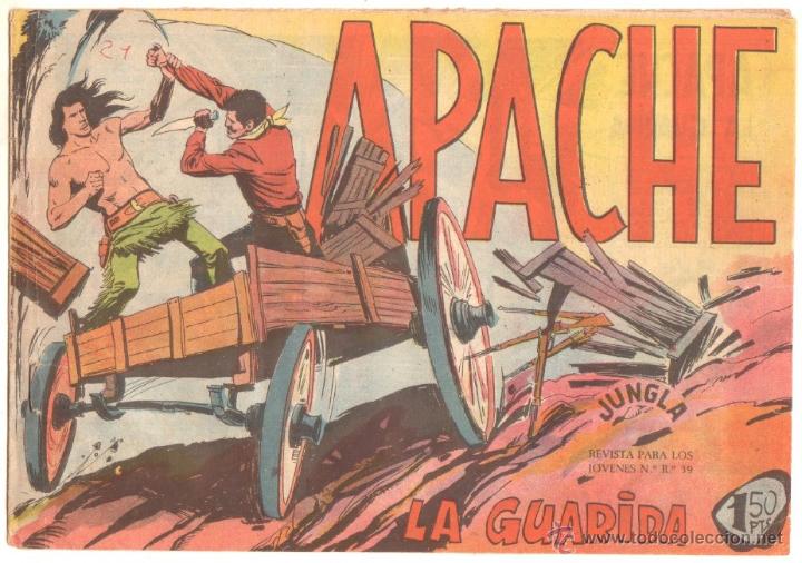 Tebeos: APACHE 1&ordm; SERIE ORIGINAL N&ordm; 22 EDI. MAGA 1958 - Foto 1