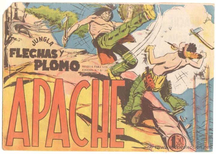 Tebeos: APACHE 1&ordm; SERIE ORIGINAL N&ordm; 29 EDI. MAGA 1958 - Foto 1