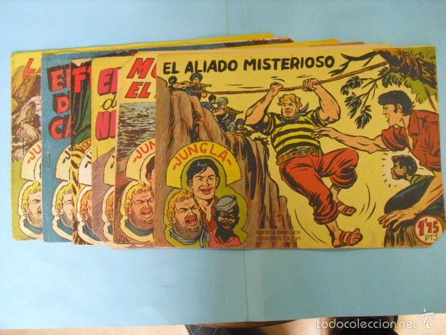 Tebeos: 6 tebeos de jungla, editorial maga 1958, - Foto 1