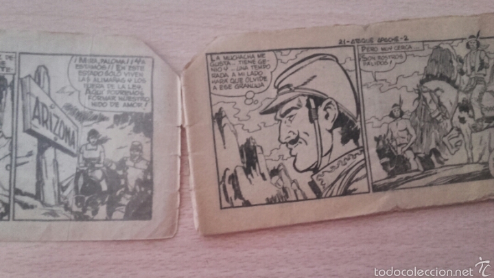 Tebeos: EL GAVIL&Aacute;N N&ordm;21&iexcl;ATAQUE APACHE! ORIGINAL EDICIONES MAGA 1959 - Foto 2