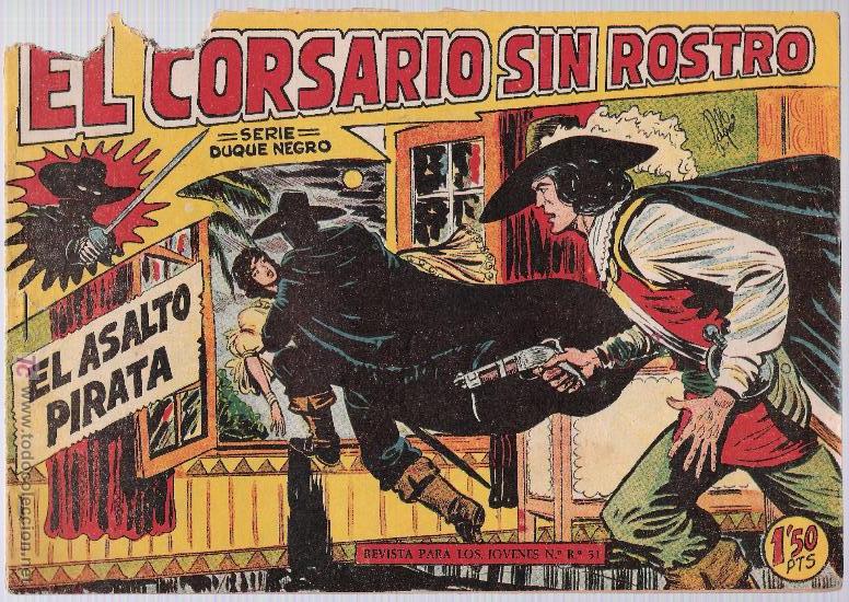 Tebeos: El Corsario sin rostro n&ordm; 4. - Foto 1