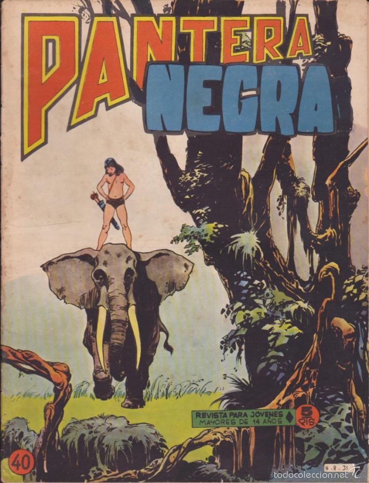 Tebeos: COMIC COLECCION PANTERA NEGRA REVISTA N&ordm; 40 - Foto 1