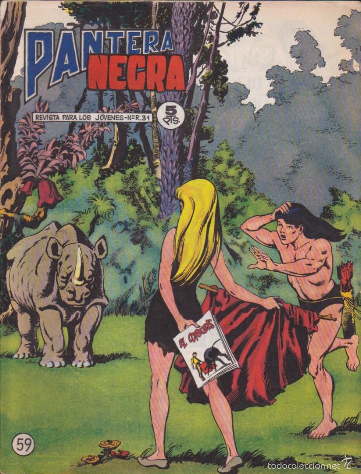 Tebeos: COMIC COLECCION PANTERA NEGRA REVISTA N&ordm; 59 - Foto 1