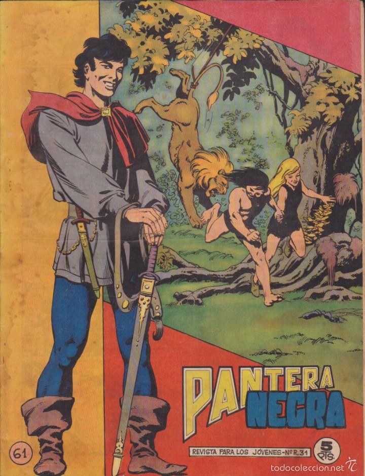 Tebeos: COMIC COLECCION PANTERA NEGRA REVISTA N&ordm; 61 - Foto 1